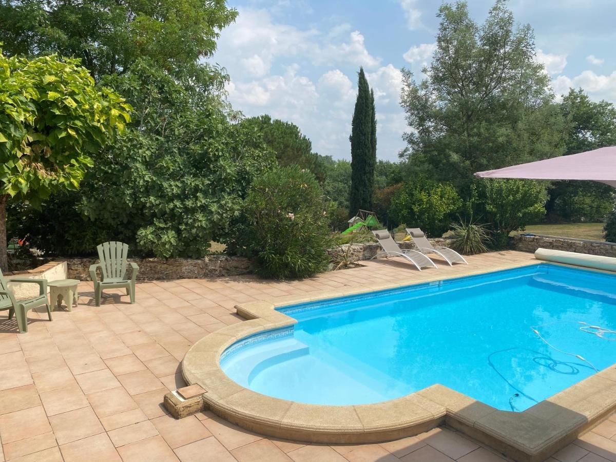 Gite La Canopee A Duras - Piscine Экстерьер фото